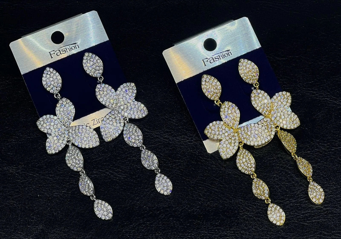 Crystal Bloom Drop Earrings